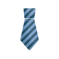 elegant tie icon over white background. colorful design. vector illustration