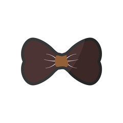 bow tie icon over white background. vector illustration