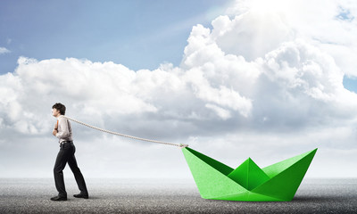 Obraz premium Water transporation concept