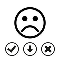 Smile icon stock vector illustration flat design