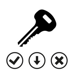 key icon stock vector illustration flat design