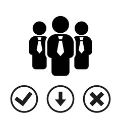 Man icon stock vector illustration flat design