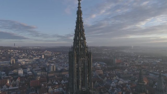 Ulm Sunrise Drone - Not Graded Version