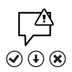 alert icon stock vector illustration flat design