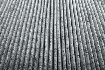 charcoal air filter, macro background
