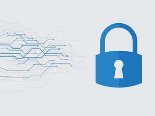 Cyber security concept