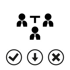 Business people team crowdy walk silhouette concept businesspeople group human resources over world map background vector icon