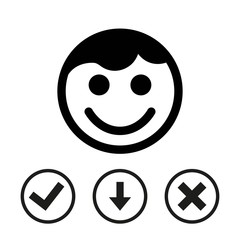 waiter icon stock vector illustration flat design