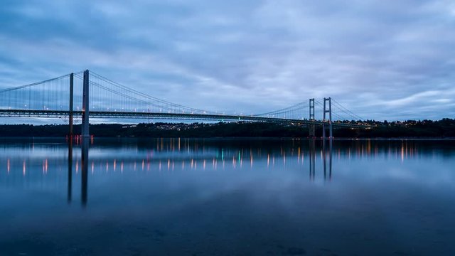 Narrows Bridget Day to Night Time Lapse
