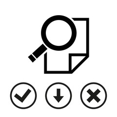 search icon stock vector illustration flat design