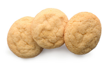 Sugar cookies, isolated on white