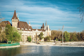 Naklejka premium Vajdahunyad castle in Budapest