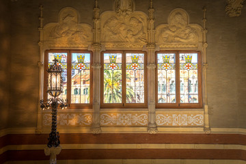 Sant Pau hospital - Art Nouveau site, Barcelona, Spain, 2017