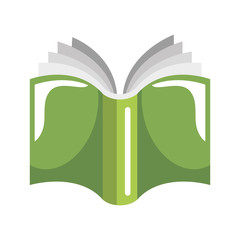 academic book icon over white background. colorful design. vector illustration