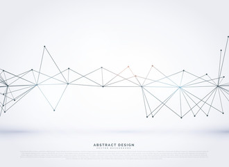 stylish vector wireframe mesh background