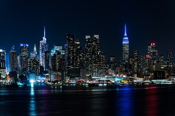 Fototapeta premium アメリカ・ニューヨークの夜景