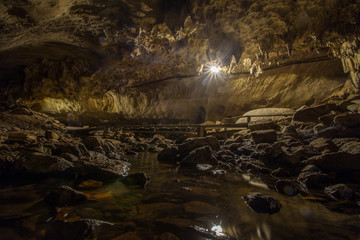Tham Than Lot Noi Cave, Chaloem Rattanakosin National Park , Kanchanaburi, Thailand