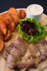 meat and potatoes