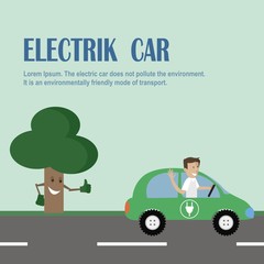 electric car environmentally friendly transport