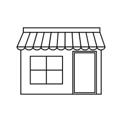 store icon over white background. vector illustration