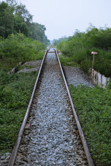 Fototapeta premium Gleisanlage, Schienenstrang