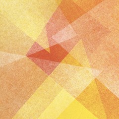 yellow orange and white background with abstract triangle layers with transparent texture