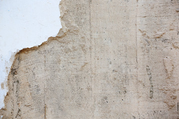 Damaged concrete wall background
