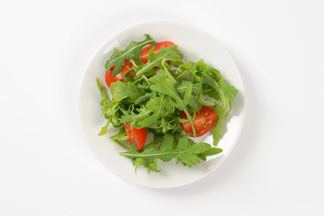 arugula and tomato salad