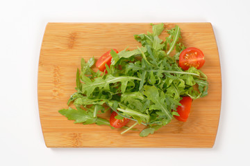 arugula and tomato salad