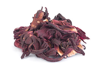  Hibiscus red dry tea closeup