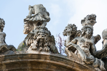 Fototapeta na wymiar The Villa Palagonia in Bagheria, Palermo, Sicily, Italy.