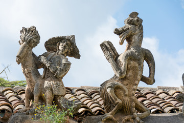 The Villa Palagonia in Bagheria, Palermo, Sicily, Italy.
