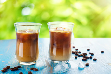 Iced summer coffee