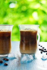 Iced summer coffee