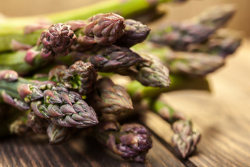 Bunch of fresh asparagus