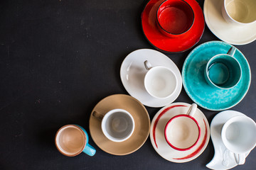 Rustic ceramic cups