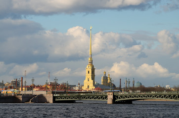 View of the Peter and Paul fortress.