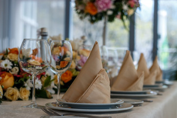 Amazing decoration of table