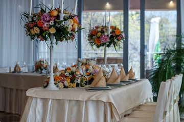 Amazing decoration of table