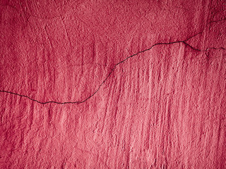 texture of red plaster wall background