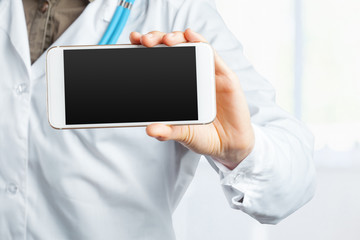 computer tablet in the hands of doctor