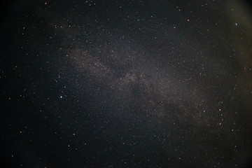 Fototapeta na wymiar The Milky Way is our galaxy. This long exposure astronomical photograph of the nebula.