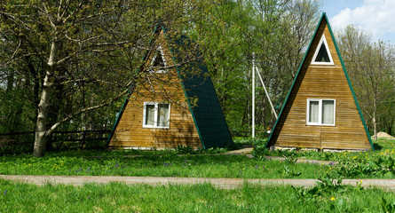 bungalows in the forest