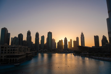 Obraz premium musical fountain in Dubai
