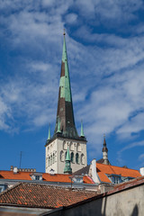 St Olaf (Oleviste) Church. Tallinn, Estonia