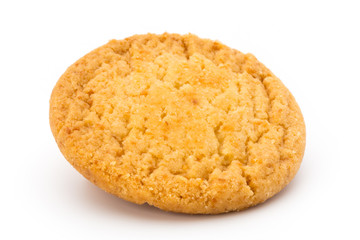 Cookies nuts on the  isolated on white background.