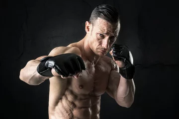 Photo sur Plexiglas Arts martiaux MMA athlete