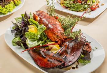 Tasty food on the table