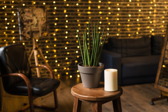 Darken loft interior