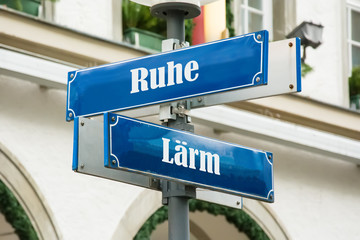 Schild 190 - Ruhe